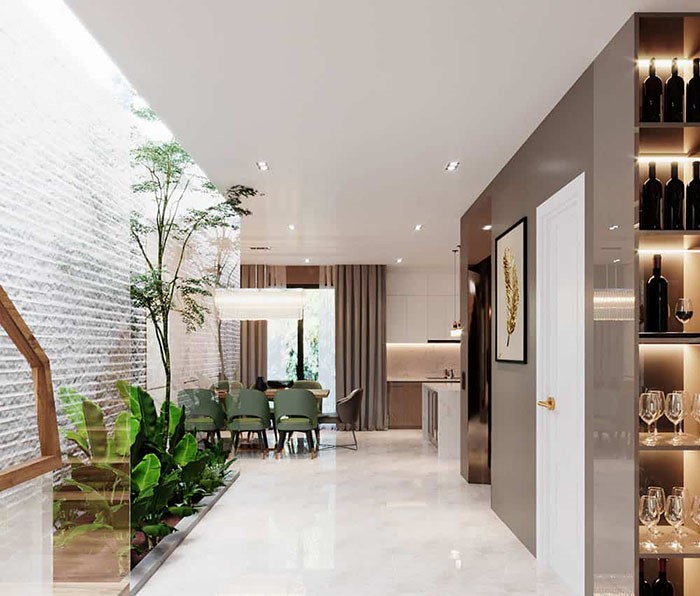 Giếng trời là gì? 8 lưu ý quan trọng khi xây giếng trời trong nhà