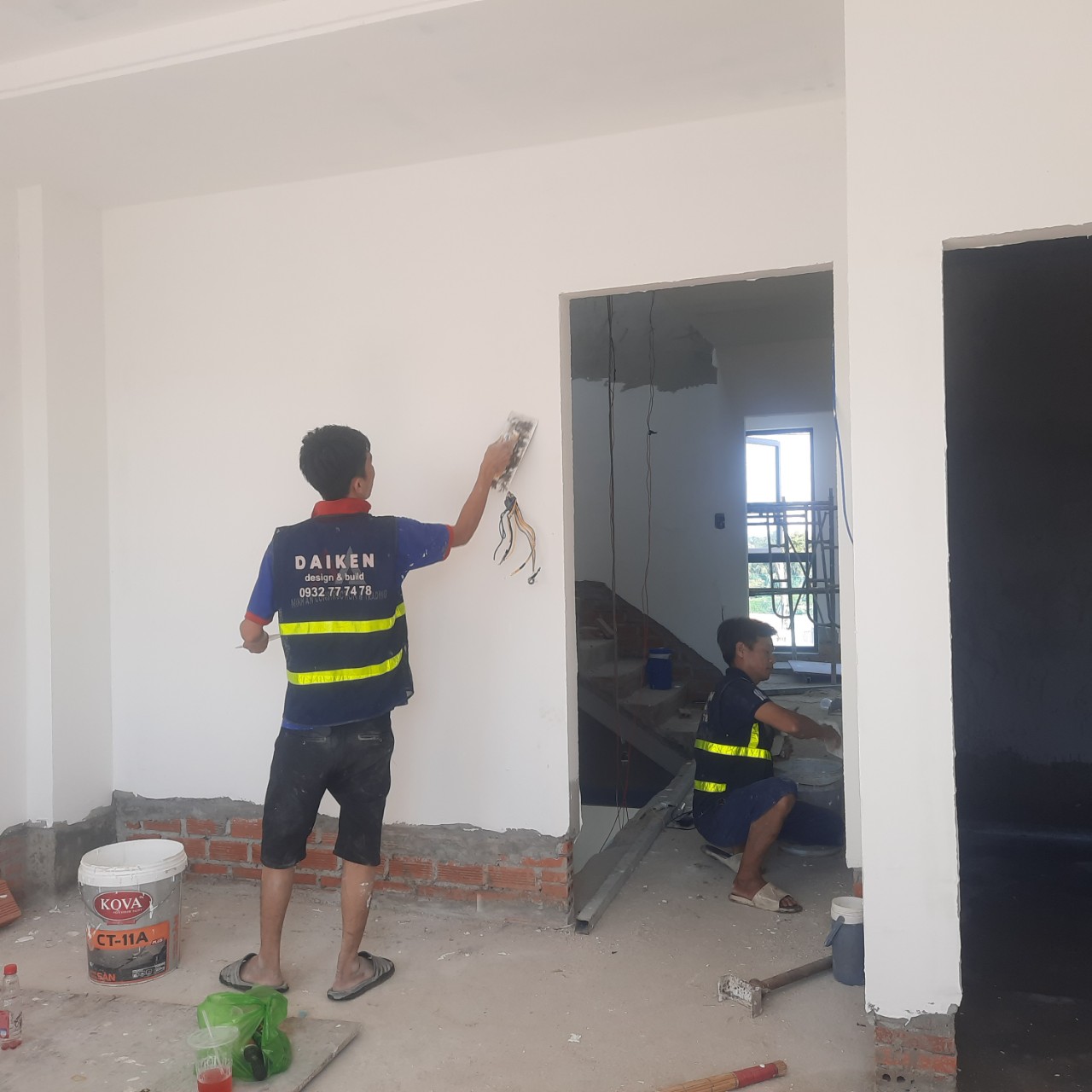 Quy trình kỹ thuật thi công sơn nước nhà mới